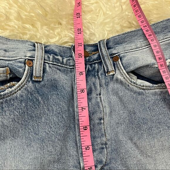 BLANK NYC Distressed High Rise Cut Off Shorts 27 - Picture 9 of 9